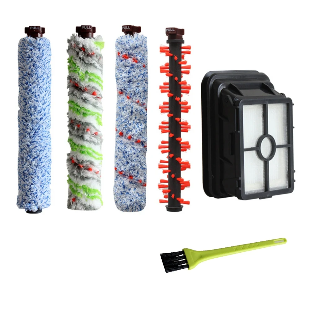 

6Pc Hepa Filter Roll Brush for Bissell 1785 2303 2305 2306 Series Vacuum Cleaner Wood Floor Brush Pet Brush Carpet Brush