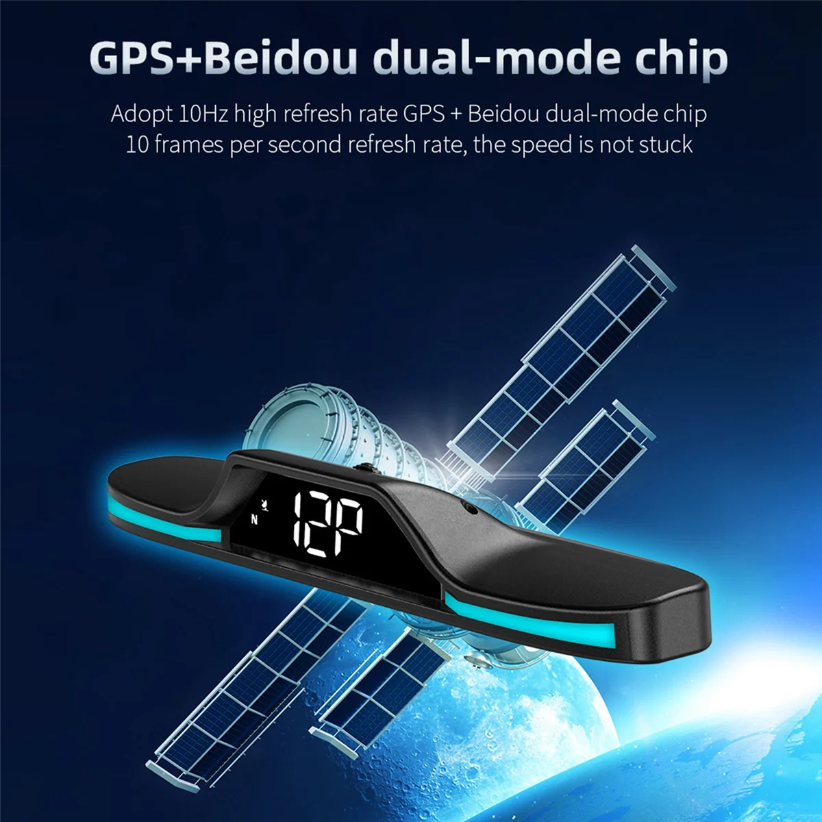 

Автомобильный дисплей G15 HUD с отображением скорости и GPS