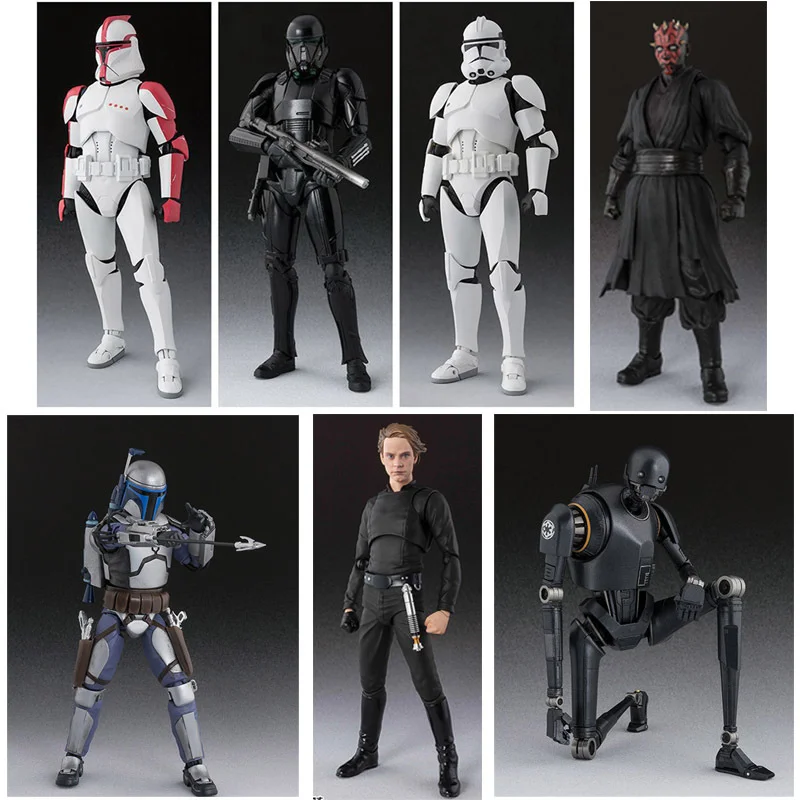 

Star Wars Film Characters Imperial Stormtrooper Darth Maul Skywalker Action Figure Anime Model Children's Gifts Tide Play