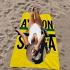 Senna F1 Racer Helmet Formula 1 World Champion Big Microfiber Beach Towels Quick Dry Towel Sand Beach Towels Pool Towel 3