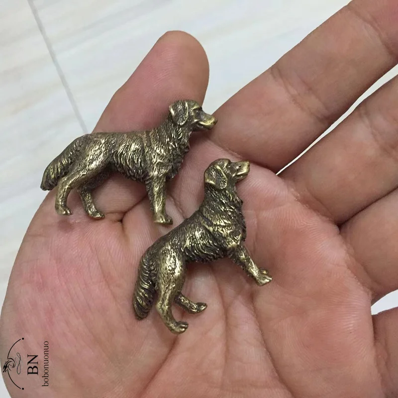 ビンテージ 犬 銅製 ドイツ 置物 インテリア 工芸品 美術品