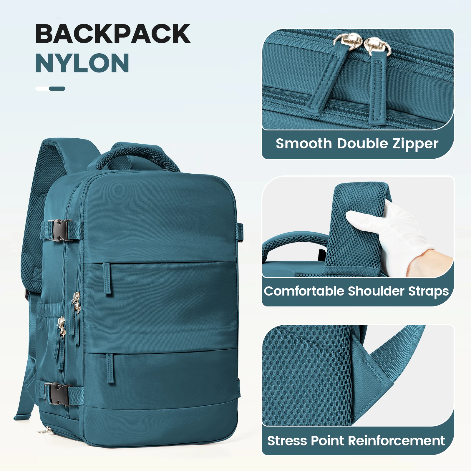 Vacuum Bags for Clothes, Ryanair 40x20x25 Travel Backpack Vacuum Storage Bags Suitcase Organizer Bag Carry on Luggage Backpack