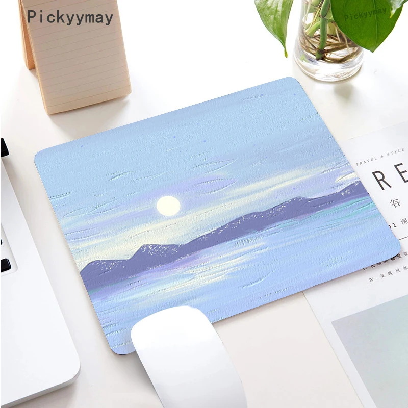 Pequeno Kawaii Mouse Pad Teclado Mousepad Bonito Laptop Rug Acessórios pc Computador Mause Mat Tapete Mesa de Escritório - Imagem 6