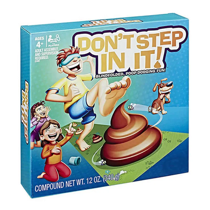 Don’t Step in It, Interaction Party Family Games lindfolded Funny with Friends Kids Children Games Toys,Board games