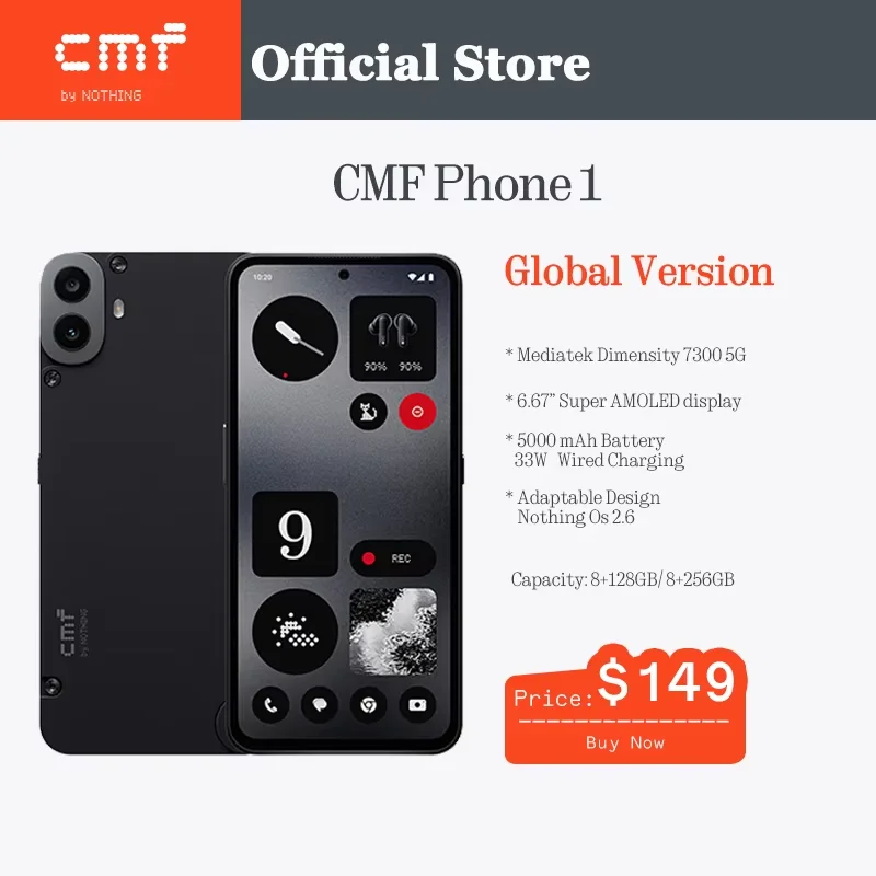 Global Version CMF Phone 1 Smartphone 6.67
