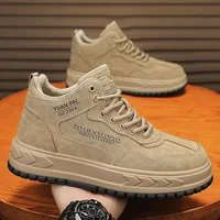 High Top Casual Boots for Men, Anti-smash, Anti-puncture, Lightweight, Wear-resistant, Safety Protective Work Men's Sneakers 2