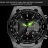 FNGEEN Fashion Ultra-thin Luxury Men's Watches Stainless Steel Band Fashion Waterproof Quartz Watch For Man Calendar Watch S001 4