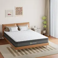 8 INCH Twin Mattress,Twin Size ,Gel Memory and Spring,Soft Hybrid Mattress in a Box for Pressure Relief,Medium Firm Support 2