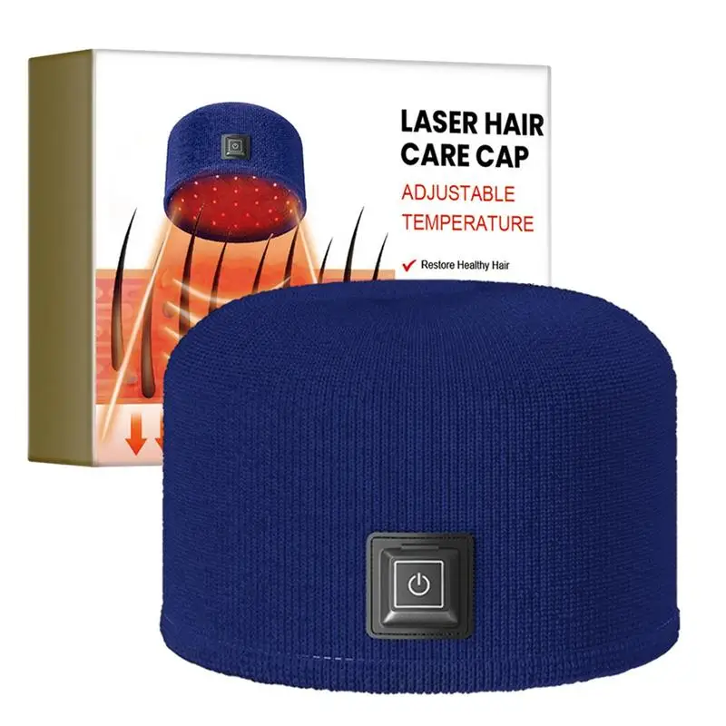 Red Light Hats For Hair Regrowth Heated hair cap Led Red Light Promoting Hair Growth Hat Relieve Fatigue Deep Cap electric hair hat