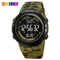 SKMEI 2070 Sport Watch for Men Waterproof Digital Countdown Electronic Mens Wristwatches Military LED Clock 1251 Reloj Hombre 1