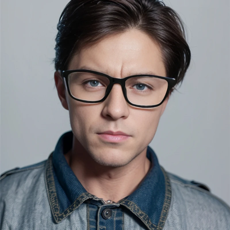 Square Rubber Titanium Glasses Photochromic Anti Blue Light Computer Reading Glasses For Men and Woman Prescription Reading Glasses