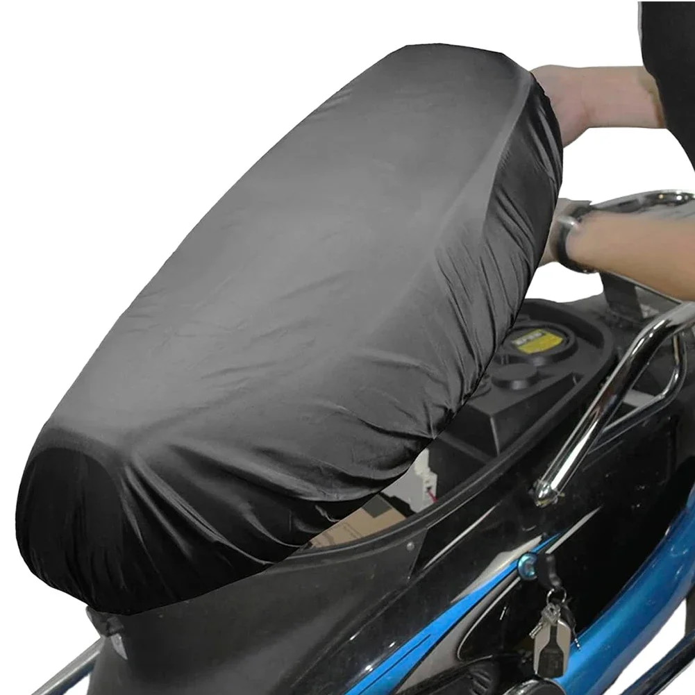 Motorcycle Rain Seat Cover Sunscreen Motorcycle Seat Cover Rainproof Motorbike Scooter Cushion Seat Cover Motorcycle Accessories