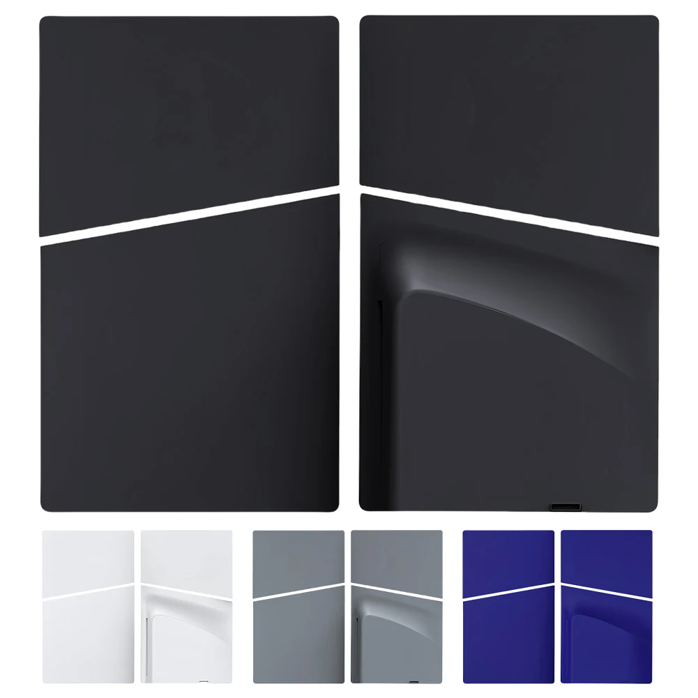 ABS Hard Case Replacement Faceplate Dustproof Side Plate Shell Shockproof Faceplate Case Cover for PS5 Slim Disc Edition Console