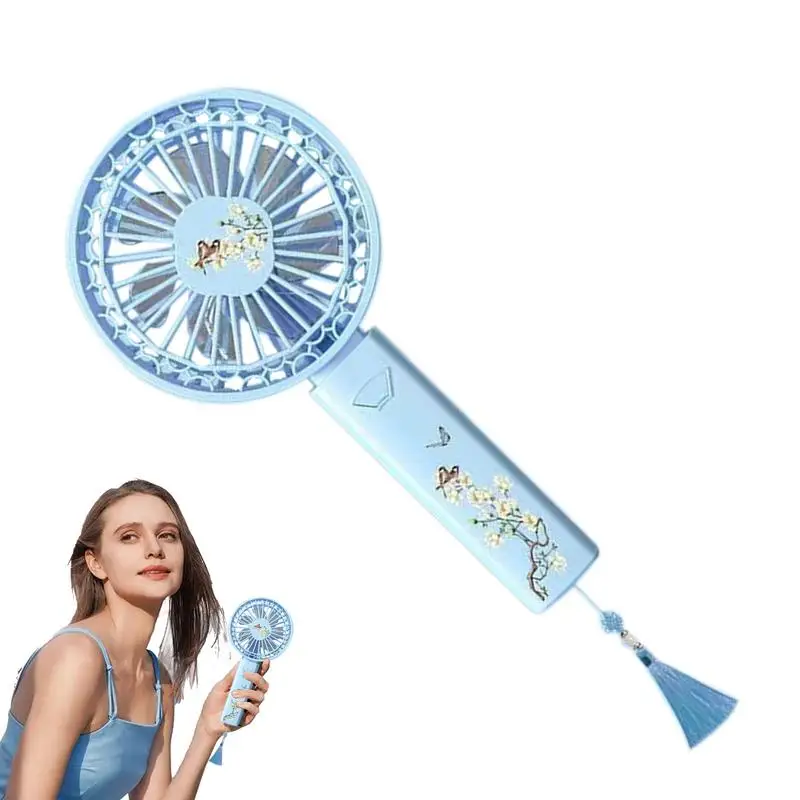 

Мини-вентилятор с кисточкой и USB-зарядкой, 3 скорости