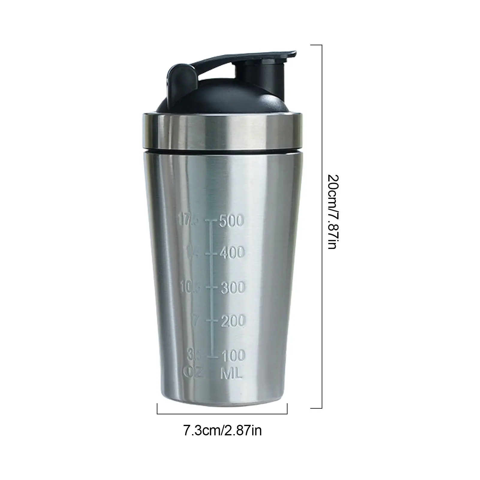 Stainless Steel Vacuum Mixer Drinkware  Stainless Steel Protein Shaker  Bottles - Outdoor Fitness Equipment - Aliexpress
