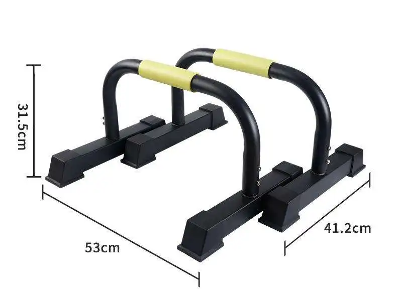 Parallette Push up Bars Dip Station Stand-Perfect for Home and Garage Gym Exercise Equipment-Gymnastics