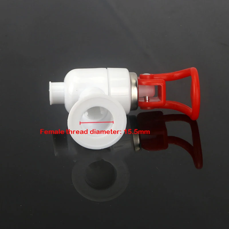 Bathroom faucet beverage faucet washing machine faucet water tap faucet wine bottle faucet 2pcs Push Type Plastic Water Dispenser Faucet Tap Replacement 15.5mm Female thread Home Essential Drinking Fountains Parts