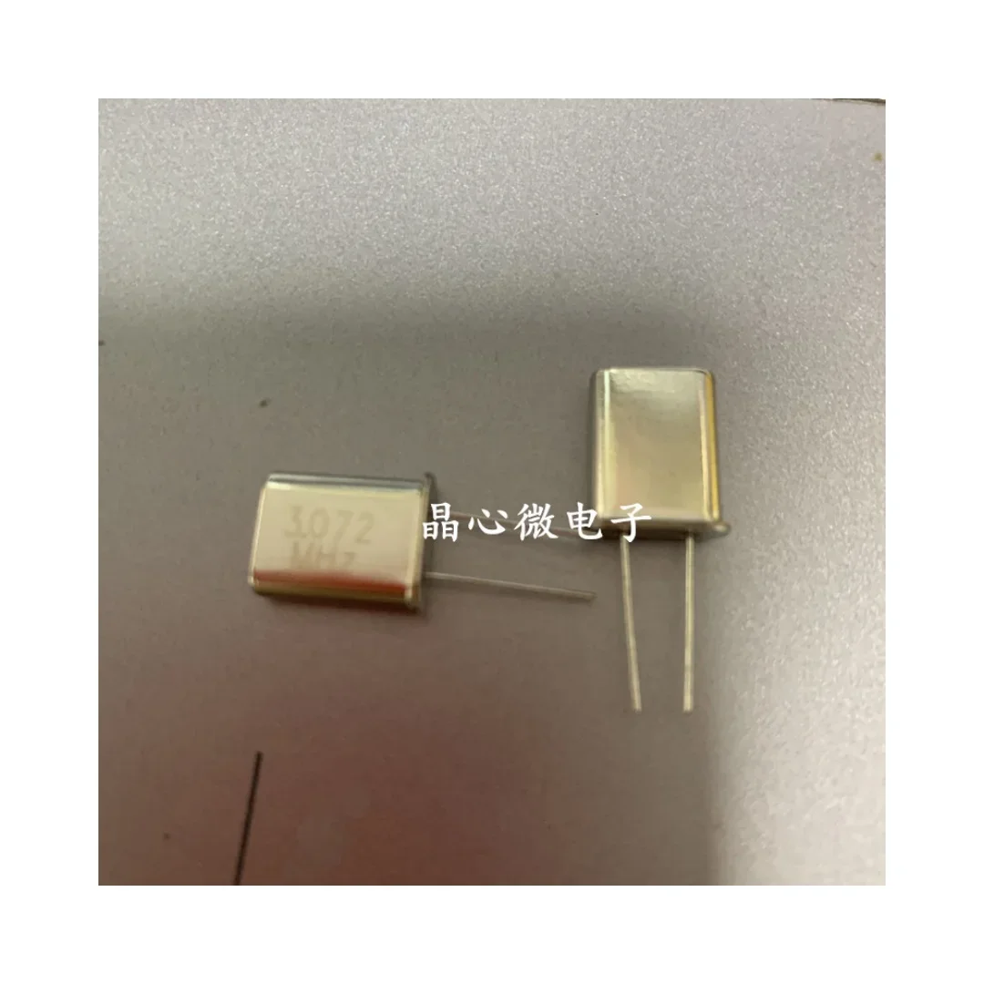 100PCS/ HC-49U 인라인 수정 발진기 패시브 2핀 3.072M 3.072MHZ ..