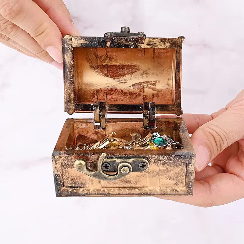 DIY 수납함 실리콘 몰드 세트 보물상자 쥬얼리 정리함 레진 몰드 석고 점토 공예품 만들기 용품 홈데코용