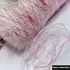 Flash Section Dyed Feather Flash Yarn Thread Wool Thread Candy Color Soft Cute Knitting Sweater Winter Cat Hair Fine Cotton Yarn 1