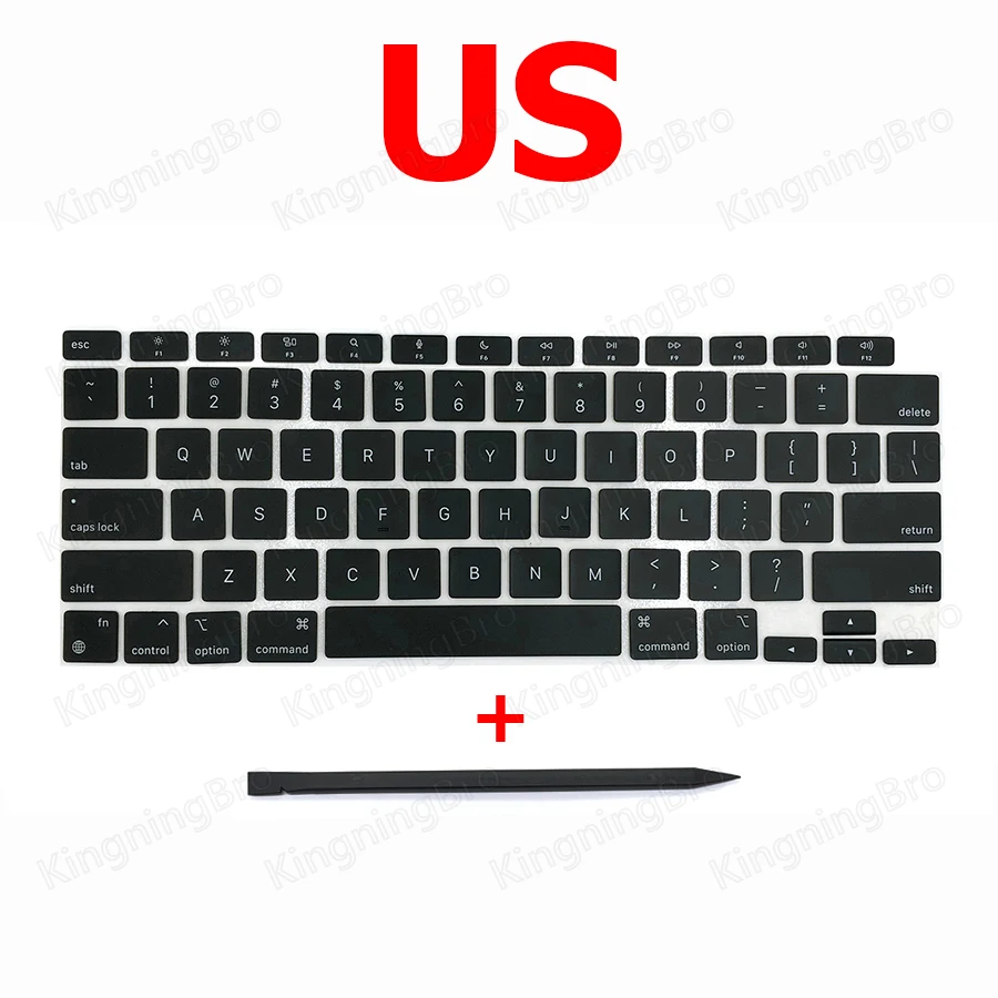 Replacement Keyboard Keys Keycaps Macbook Air 13" M1 A2337 Keycap Key Cap US UK Spain French Russian Hungary keyboard keycap laptop keyboard