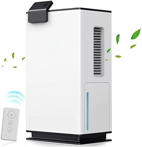

for Home Up to 7500 Cubic Feet, SEAVON Dehumidifier with Remote Controller, Auto-off, 2 Working Modes Quiet and Portable Dehumid