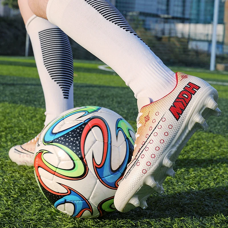 Youth Long Nail Professional Training Football Shoes Men's Broken Nail Football Shoes Children's Student Training Shoes 31-45#