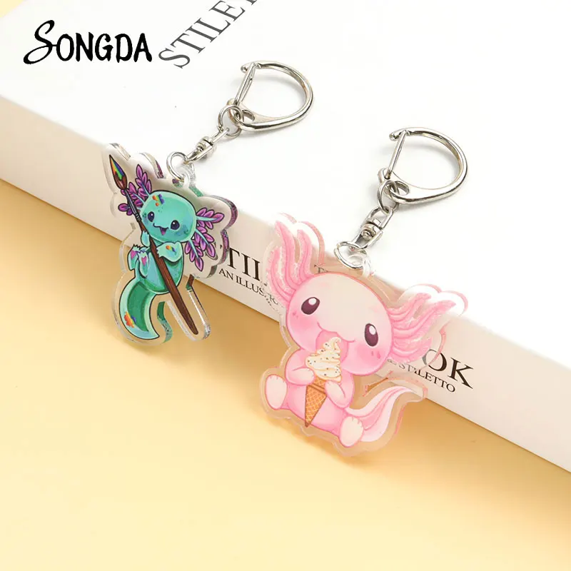 Llaveros De Animales De Acrílico - Diseños Divertidos, Colores Vibrantes, Regalo Perfecto Para Amantes De Los Animales