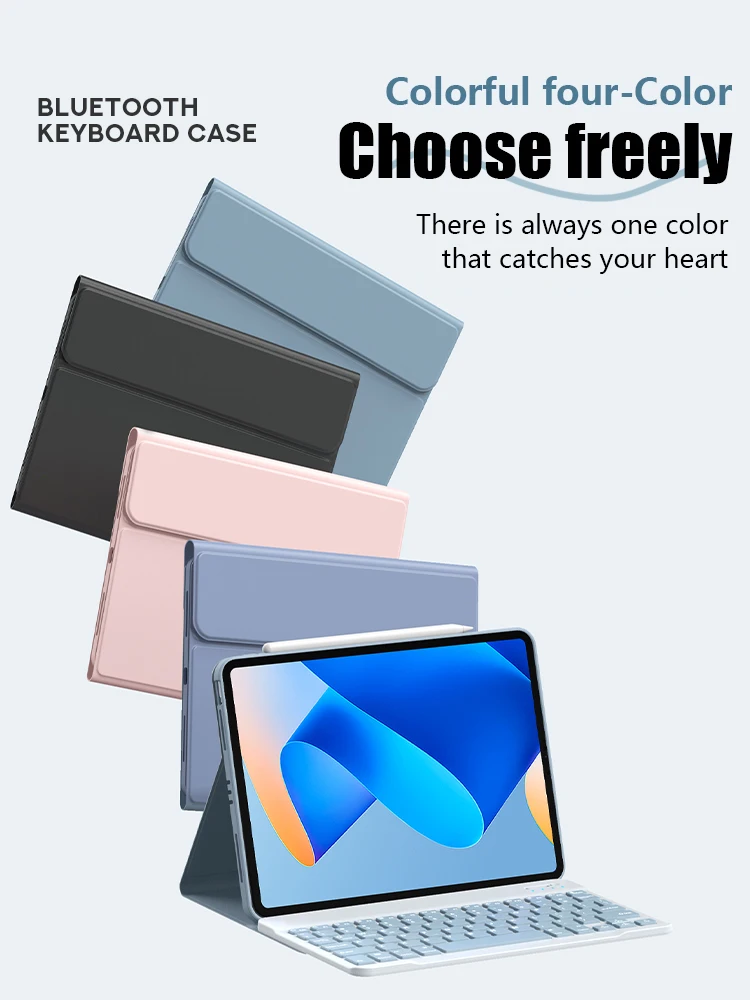 Enhanced Wireless Bluetooth Keyboard and Mouse Combo with Protective Case