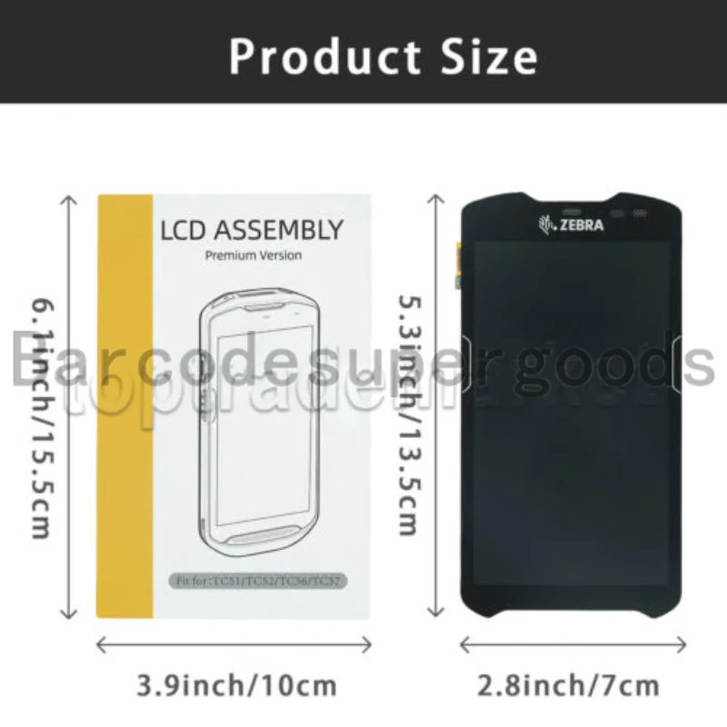 Módulo do LCD com digitalizador do tela