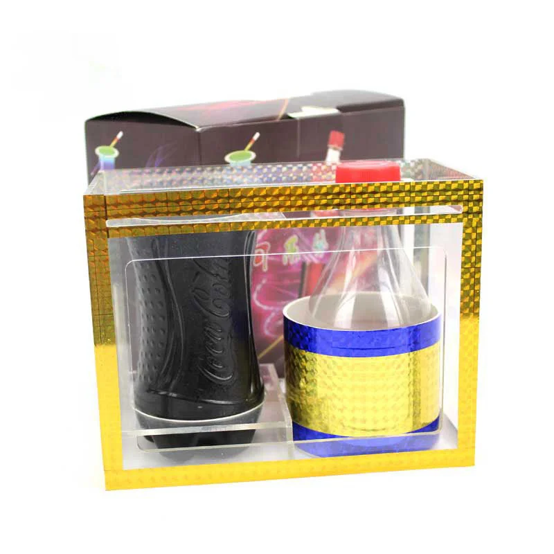 지그재그 콜라 병 이후 병 - 무대 마술,슈퍼 효과,파티 트릭 액세서리,마기아 장난감,농담,가제트