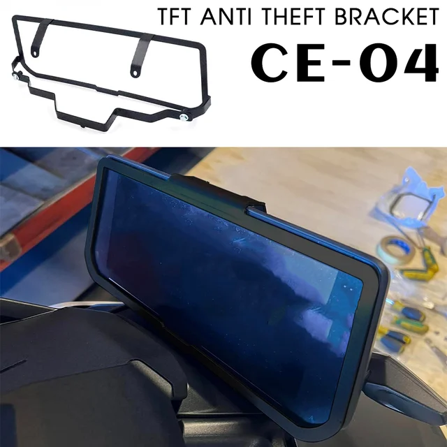 for BMW CE04 Motorcycle TFT Display Anti Theft Bracket CE 04 Instrument Protection Cover CE-04 CE04 Screen Locking Frame