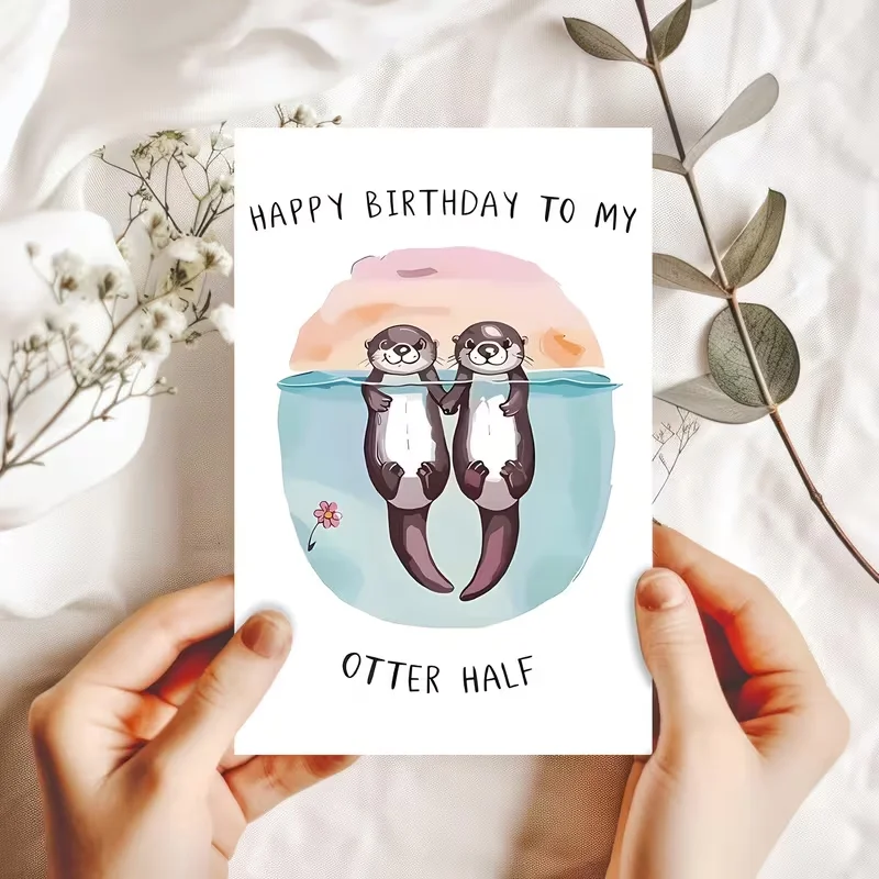 Humorous Birthday Card for Your Significant Otter