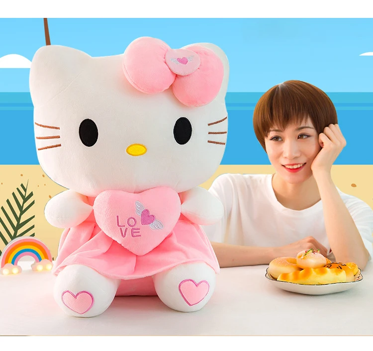 Cute Hello Kitty plush (Size: No selection: 20cm)