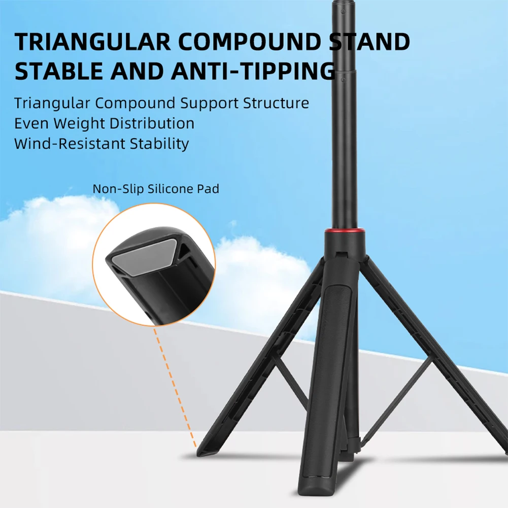 Tripod With Extension Pole Selfie Stick For X5 Action 4/Pocket 3_voghion.com