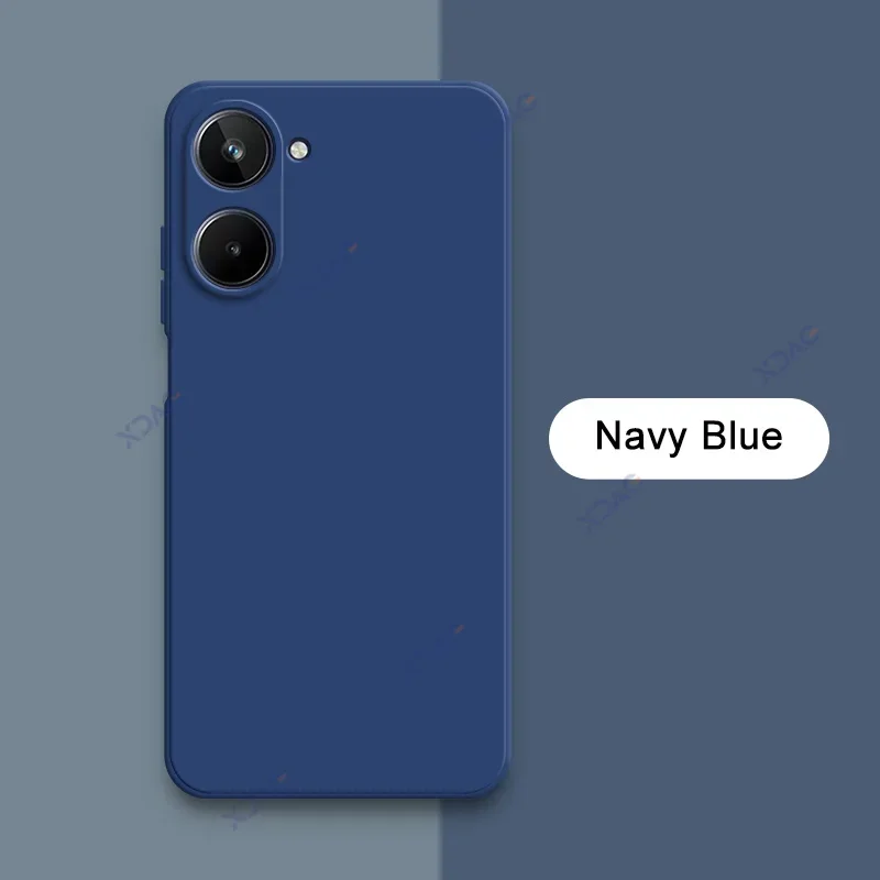 Premium Liquid Silicone Phone Case with Dual Liner – Square Design, Soft and Durable Cover