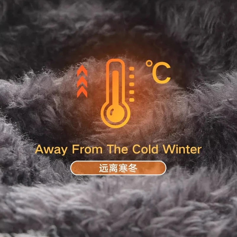 Outdoor Sports Bicycle Cap Earmuff Hat Men Winter Knitted Hat Casual Sking Cycling Ear Protection