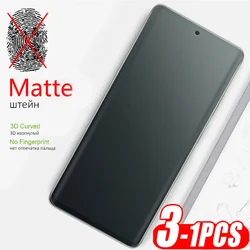Soft TPU Matte Hydrogel Film Screen Protector - Full Front Cover, No Glass - 3 Pieces (Sony XZ2 Compact)