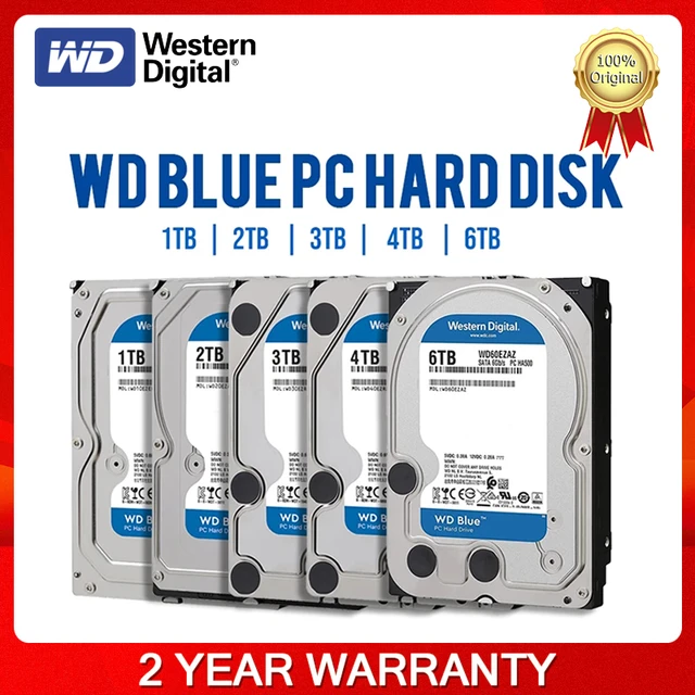 Disque Dur interne WD 3To HDD 3.5 pouces -support de stockage