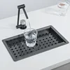Nano Sink Hidden Stainless Steel Sinks Island Bar Invisible Mini Small Single Pantry with Cover Kitchen Fixture 2