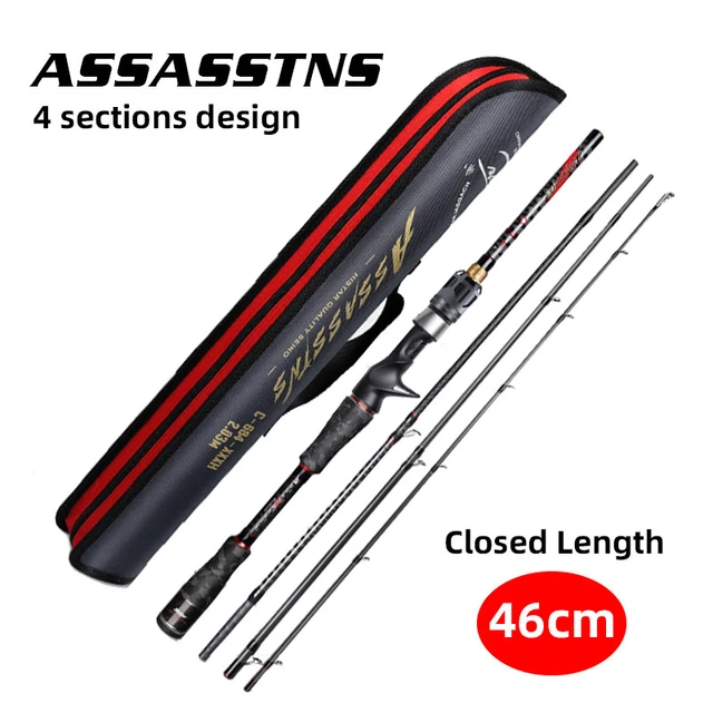 HISTAR Spinning Casting Carbon Fishing Rod 1.68M-2.44M Untra-Light Lure Rod  4 Sections