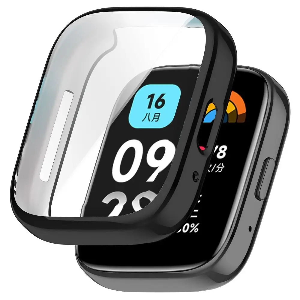 Soft Full-Coverage TPU Protective Shell for Smartwatch with Bumper Screen Protector