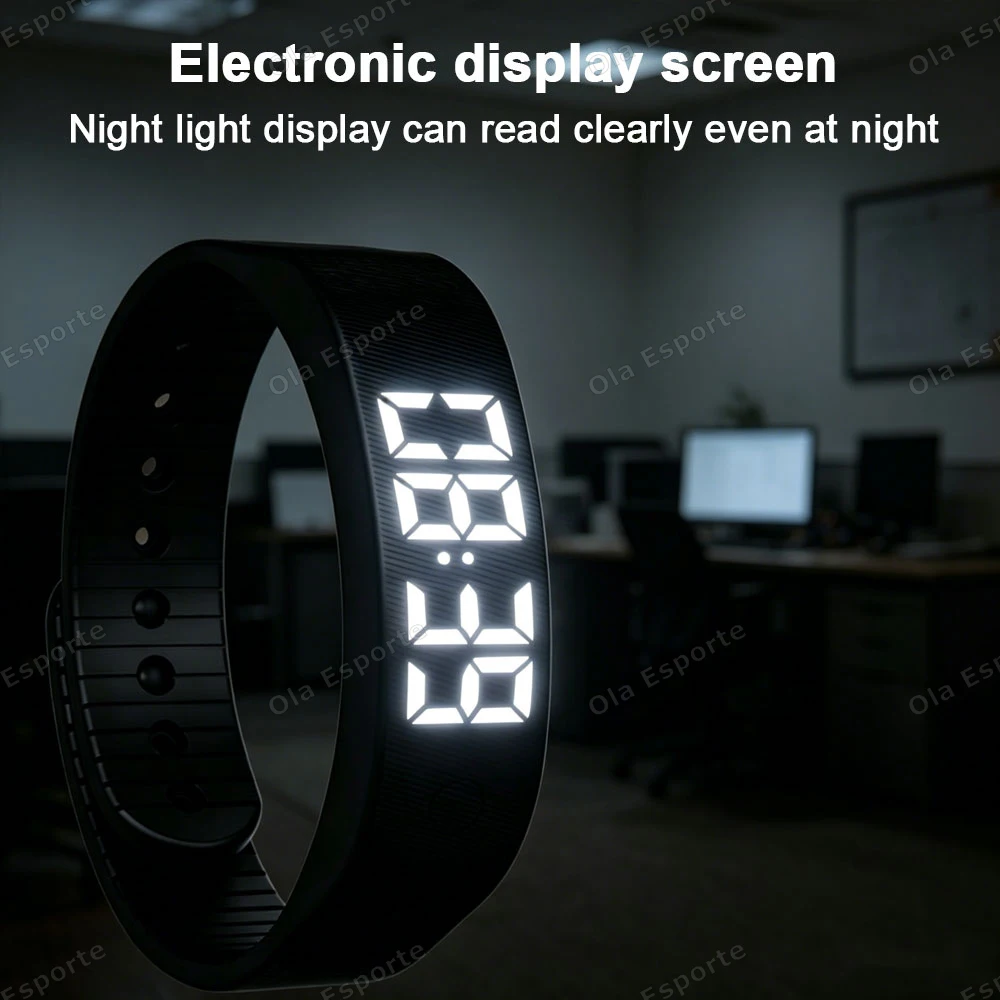 LED 디지털 모니터 스마트 밴드 ? 스마트 팔찌 방수 스마트 시계 스마트밴드 진동 알람 알림 기능과 러닝 걸음 수 측정 기능