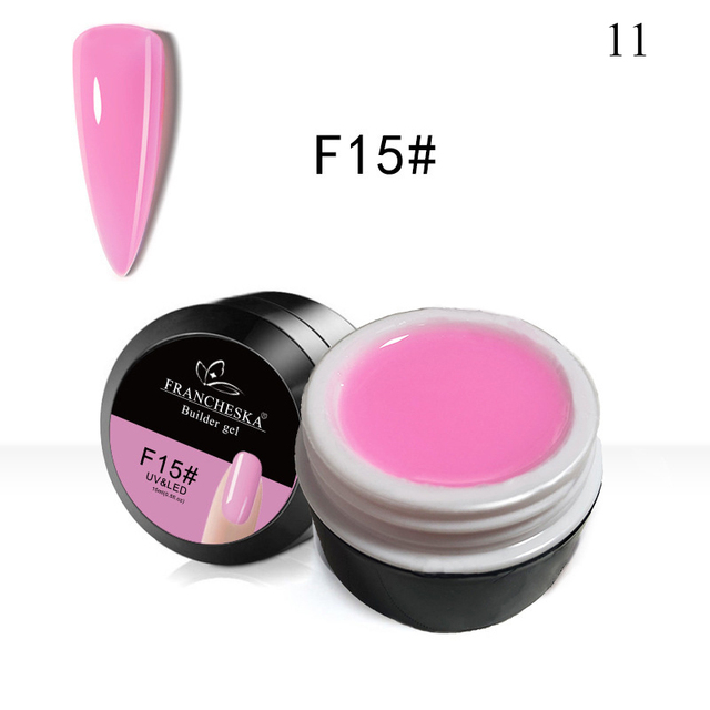 Gel Nail Quick Extension Builder Soak Off UV New Long Lasting Manicure Nail Beauty Decor Pink Clear DIY Manicure Gel Art