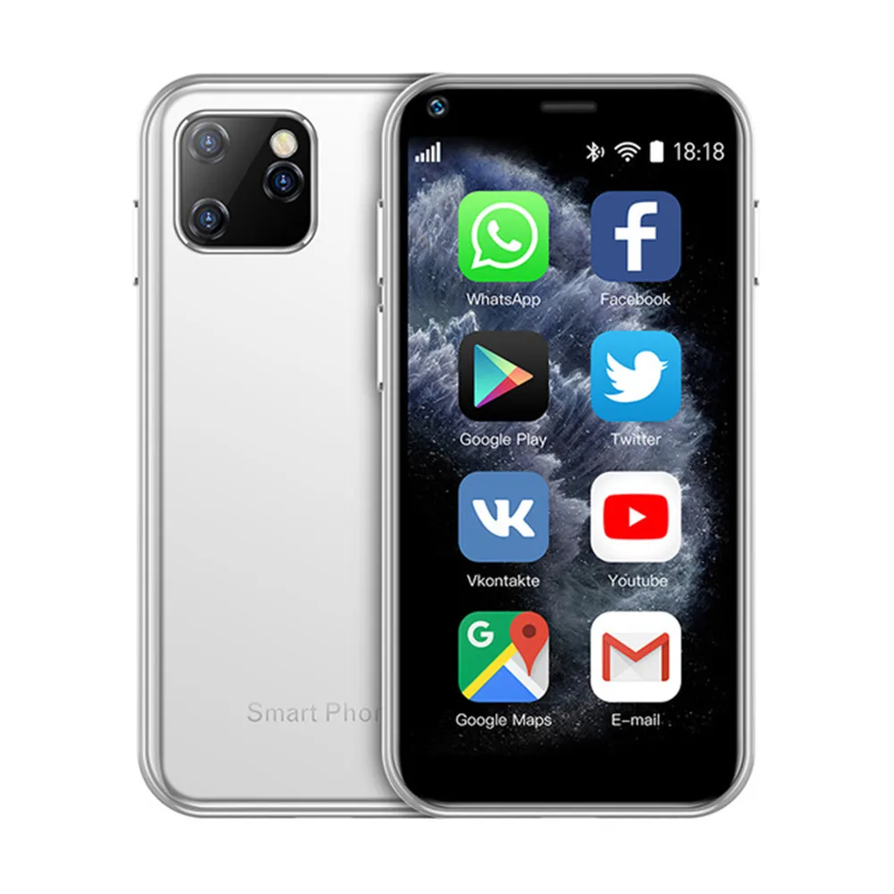 dual sim phones samsung SOYES XS11 Super Mini Smartphone Android 1GB 8GB 2.5'' Quad Core Google Play Store 3G Cute Small Celular Mobile Phone VS XS S9X best android cell phone Android Phones