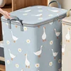 1/2/3Pcs Clothes Quilt Storage Bag Household Large Capacity Quilt Storage Box Wardrobe Non-woven Clothing Moving Luggage Bag 4