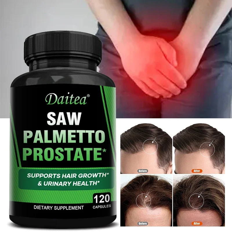 

Saw Palmetto Men's Health Precursor Nutrition - Helps with Cavernos, Urinary Frequency, DHT Blocker, Hair Regrowth, Hair Loss