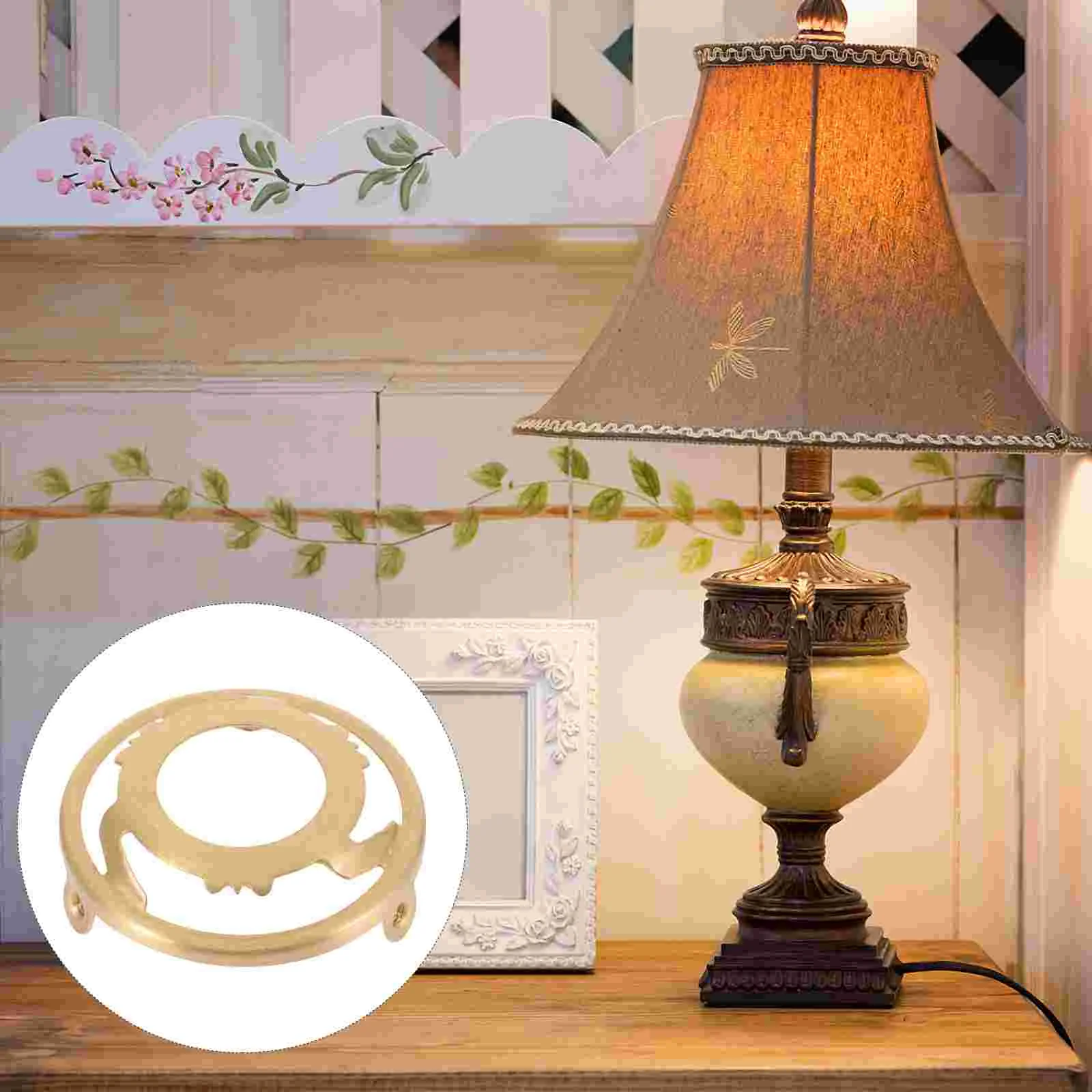 

Light Fixture Parts Pure Copper Lamp Base Chandelier Shade Repair Kit for Table Lamps
