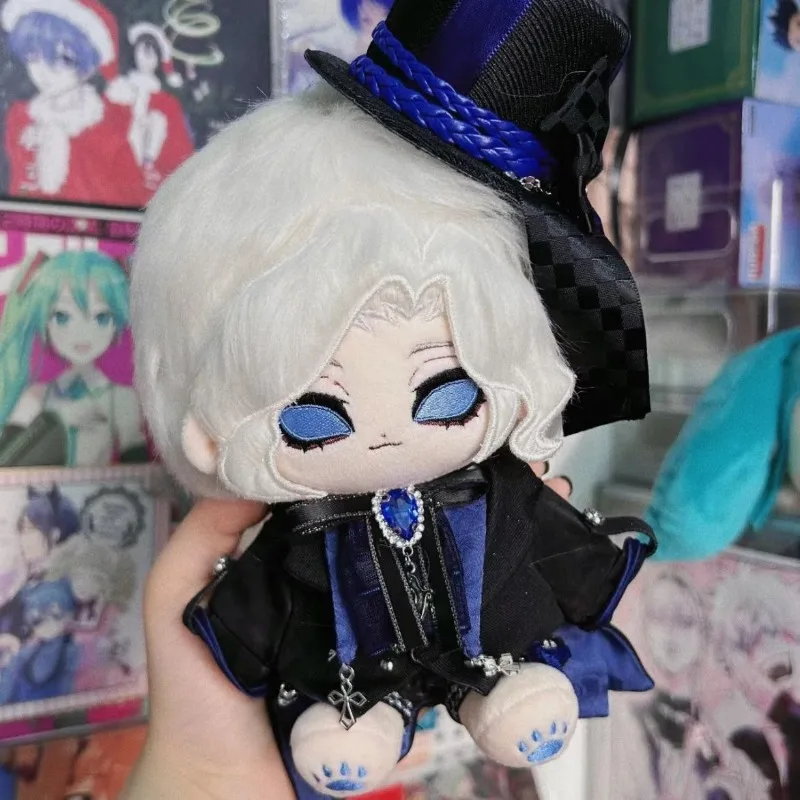 20cm 애니메이션 게임 정체성 V 사진 작가 카와이 코스프레 코튼 인형 바디 해골 조셉 소프트 플러시 장난감 피규어 팬 선물