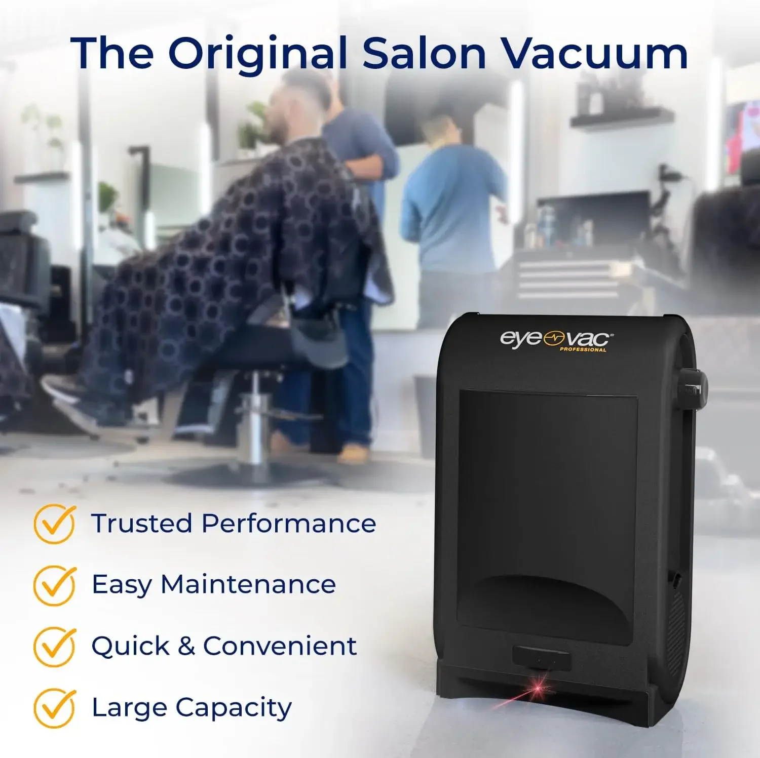 Pro Touchless Vacuum Automatic Dustpan - Ultra Fast & Powerful - Great for Sweeping Salon Pet Hair Food Dirt Kitchen, Corded Can 2
